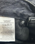 Everlane 100% Organic Cotton The 90's Curvy Fit Cheeky Straight Jean Black
