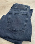 Everlane 100% Organic Cotton The 90's Curvy Fit Cheeky Straight Jean Black