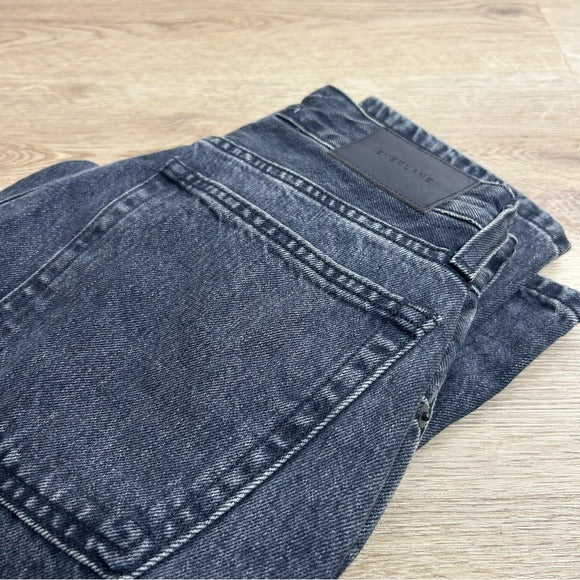 Everlane Everlane 100% Organic Cotton The 90&amp;#39;s Curvy Fit Cheeky Straight Jean Black - Cotton