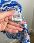 Tanya Taylor Swim 100% Cotton Lightweight Blue Shia Dress