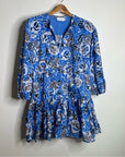Tanya Taylor Swim 100% Cotton Lightweight Blue Shia Dress