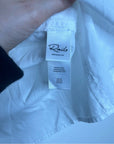 Rails 100% Cotton Karysa White Flutter Sleeve Blouse in White