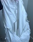 Rails 100% Cotton Karysa White Flutter Sleeve Blouse in White