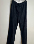 Reformation 100% Linen Black Straight Leg Drawstring Trouser Pant