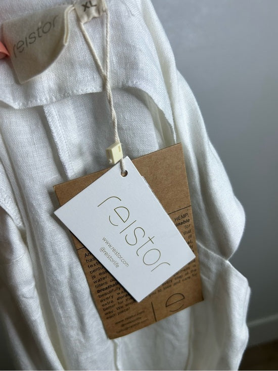 Reistor 100% Hemp 'She's Everything Blazer' in Coconut White