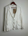 Reistor 100% Hemp 'She's Everything Blazer' in Coconut White