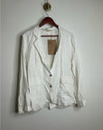 Reistor 100% Hemp 'She's Everything Blazer' in Coconut White