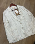 Reistor 100% Hemp 'She's Everything Blazer' in Coconut White