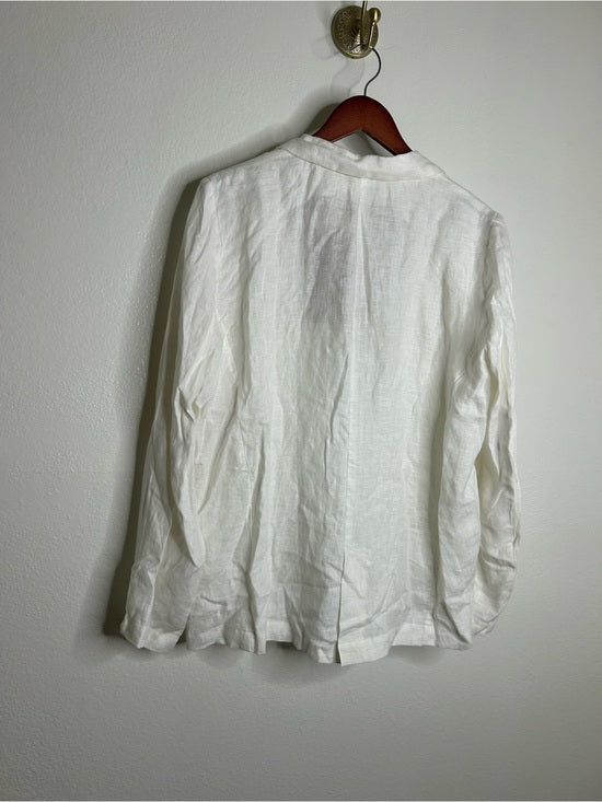 Reistor 100% Hemp 'She's Everything Blazer' in Coconut White