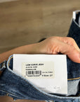 AGOLDE 100% Regenerative Cotton Low Curve Jean in Pendulum Dark Wash