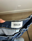 AGOLDE 100% Regenerative Cotton Low Curve Jean in Pendulum Dark Wash