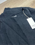 MATE The Label 100% Organic Linen Sqaure Neck Mini Dress Black