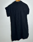 J. Crew 100% Cotton Gauze  V- Neck Shirtdress in Black