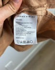 Pippa Ridley 100% Linen Sangria Balloon Sleeve Lightweight Dress in Biscuit