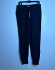 Unsubscribed 100% Cashmere Black Jogger Style Drawstring Pull on Pant