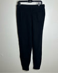 Unsubscribed 100% Cashmere Black Jogger Style Drawstring Pull on Pant