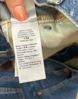 J. Crew 100% Cotton Denim Full Length Demi Boot Leg Jean Leather Patch