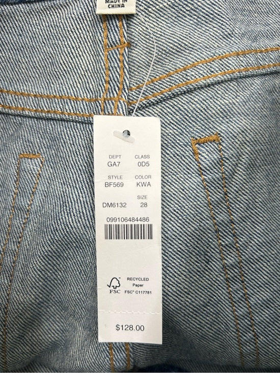 J. Crew 100% Cotton Denim Full Length Demi Boot Leg Jean Leather Patch