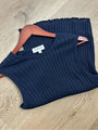 Nation LA 100% Organic Cotton Knit Ribbed Tank Top Ribbed In Night Sky