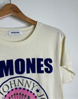 Daydreamer 100% Cotton Ramones Classic Seal Tour Tee in Stone Vintage Oversized